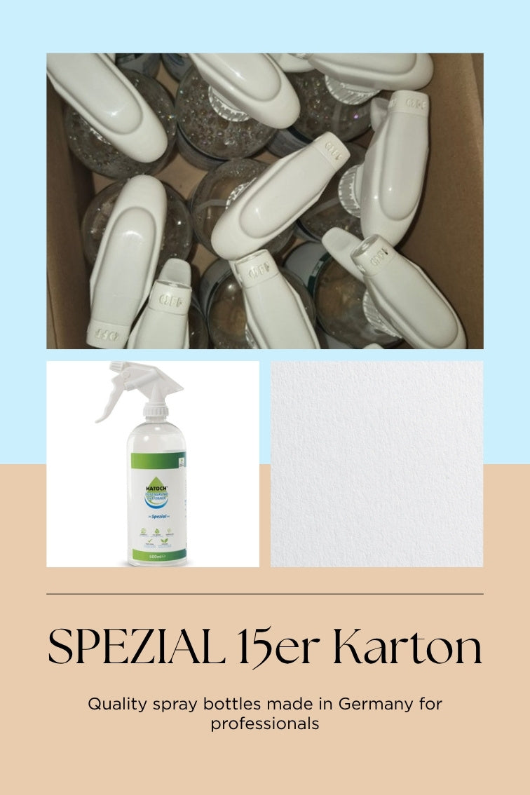 HATOCH SPEZIAL 500ml 15er Karton mit echtem Verpackungsfoto und Sprühflasche
