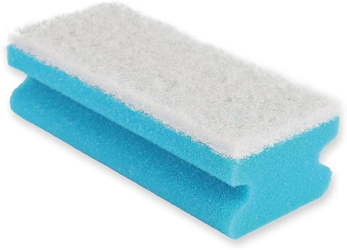 Blau weisser Schwamm