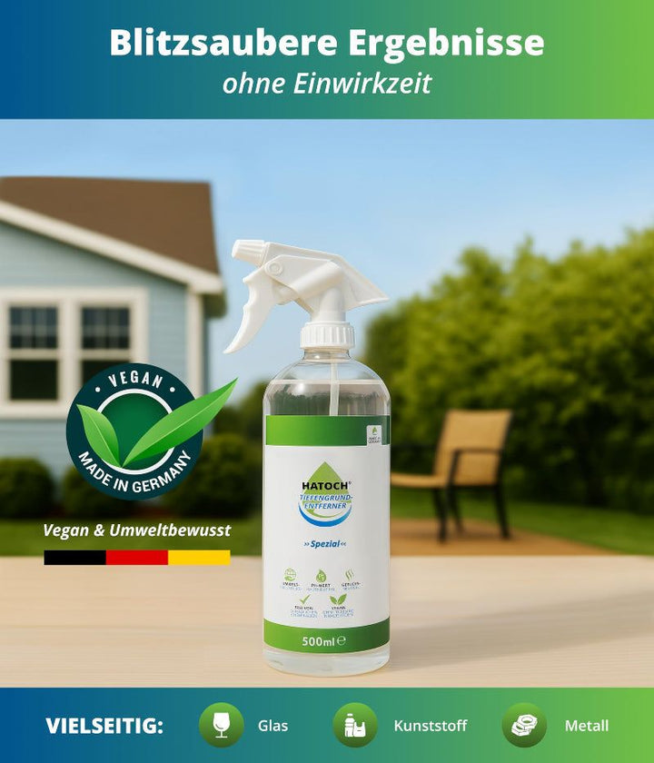 Tiefengrund-Entferner SPEZIAL 500ml - Blitzsaubere Ergebnisse auf Glas